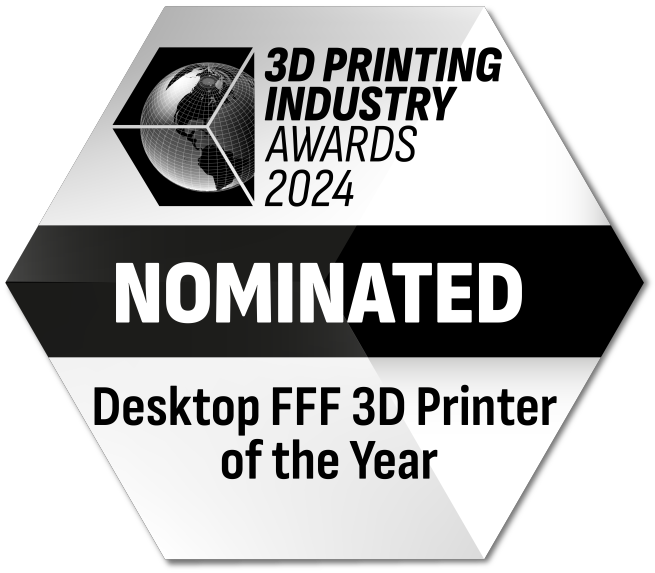 3D Printing Industry Awards 2024 — Nominated, Desktop FFF